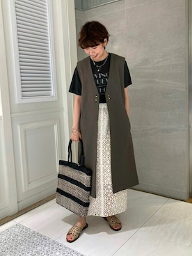 太田さん(レディース・160cm)の春コーディネート