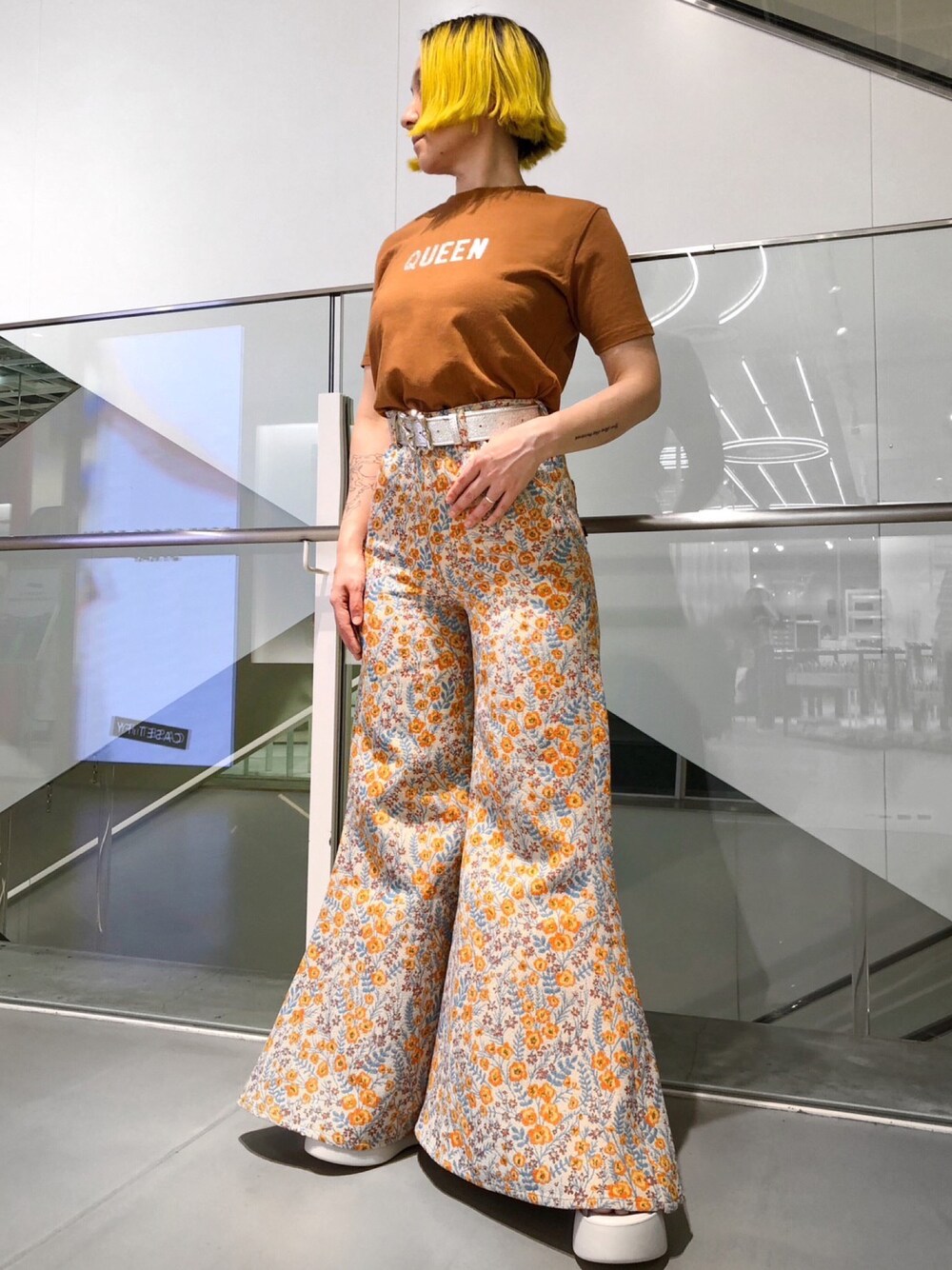 PAMEO POSE（パメオポーズ）の「Chameleon Flare Pants（その他