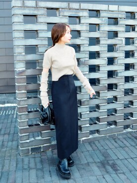 「LAULEN（ローレン）のアイテム（スカート）」を使った、shino◡̈*❤︎さん（レディース・154cm）の夏コーディネート