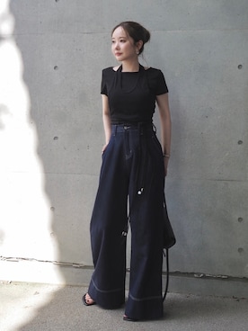 「アイテム（ピアス（両耳用））」を使った、shino◡̈*❤︎さん（レディース・154cm）の夏コーディネート