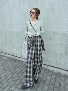 shino◡̈*❤︎さん（レディース・154cm）の春コーディネート