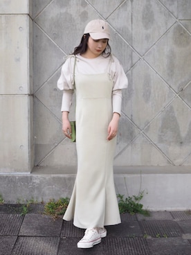 shino◡̈*❤︎さん(レディース・154cm)の春コーディネート