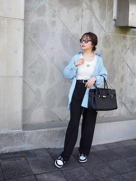 「CENE（セネ）のアイテム（ピアス（両耳用））」を使った、shino◡̈*❤︎さん（レディース・154cm）の夏コーディネート