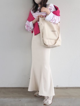 shino◡̈*❤︎さん（レディース・154cm）の春コーディネート