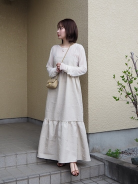 shino◡̈*❤︎さん（レディース・154cm）の春コーディネート