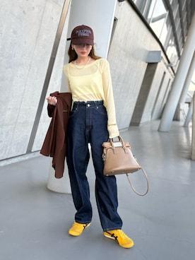 shino◡̈*❤︎さん(レディース・154cm)の春コーディネート