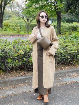 「SENSE OF PLACE by URBAN RESEARCH（センスオブプレイスバイアーバンリサーチ）のアイテム（その他アウター）」を使った、shino◡̈*❤︎さん（レディース・154cm）の秋コーディネート