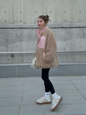 「Java（ジャバ）のアイテム」を使った、shino◡̈*❤︎さん（レディース・154cm）の冬コーディネート