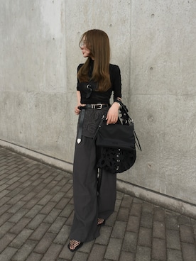 shino◡̈*❤︎さん(レディース・154cm)の春コーディネート