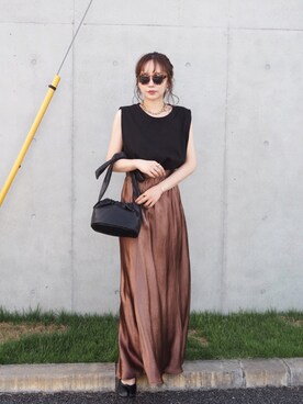 shino◡̈*❤︎さん（レディース・154cm）の夏コーディネート