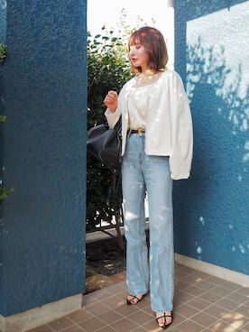 shino◡̈*❤︎さん(レディース・154cm)の春コーディネート
