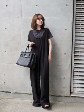 「Whim Gazette（ウィムガゼット）のアイテム（トップス）」を使った、shino◡̈*❤︎さん（レディース・154cm）の春コーディネート