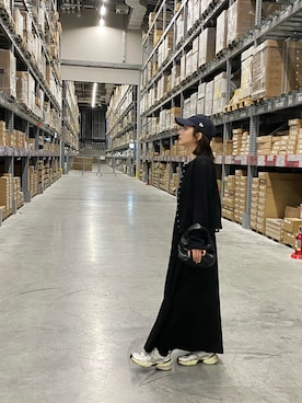 「NIKE（ナイキ）のNIKE W V2K RUN / ナイキ ウィメンズ V2K ラン 【SP】（スニーカー）」を使った、shino◡̈*❤︎さん（レディース・154cm）の冬コーディネート