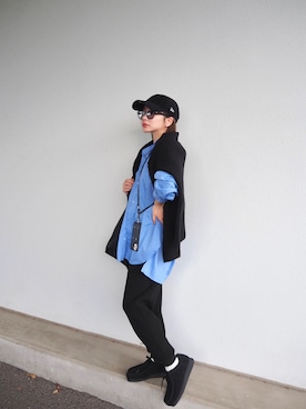 「CIAOPANIC TYPY（チャオパニックティピー）のアイテム（シャツ/ブラウス）」を使った、shino◡̈*❤︎さん（レディース・154cm）の秋コーディネート