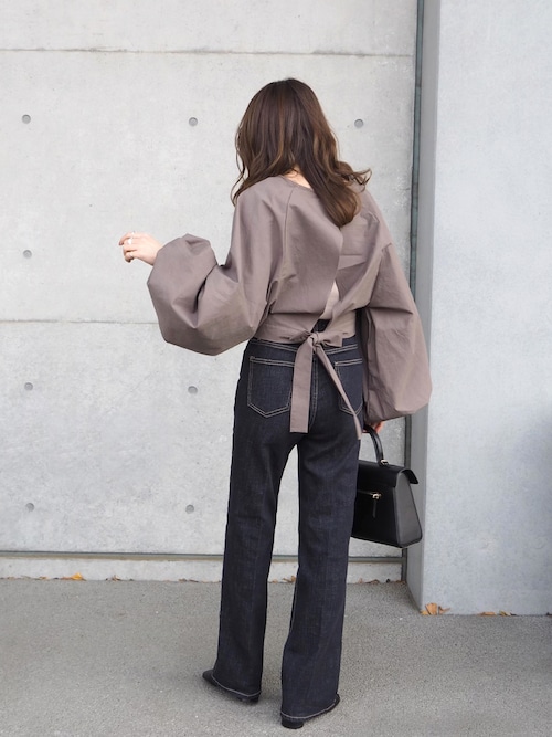 LAULEN（ローレン）の「Back tie blouse（シャツ/ブラウス