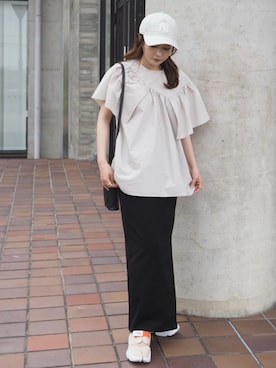 shino◡̈*❤︎さん（レディース・154cm）の春コーディネート