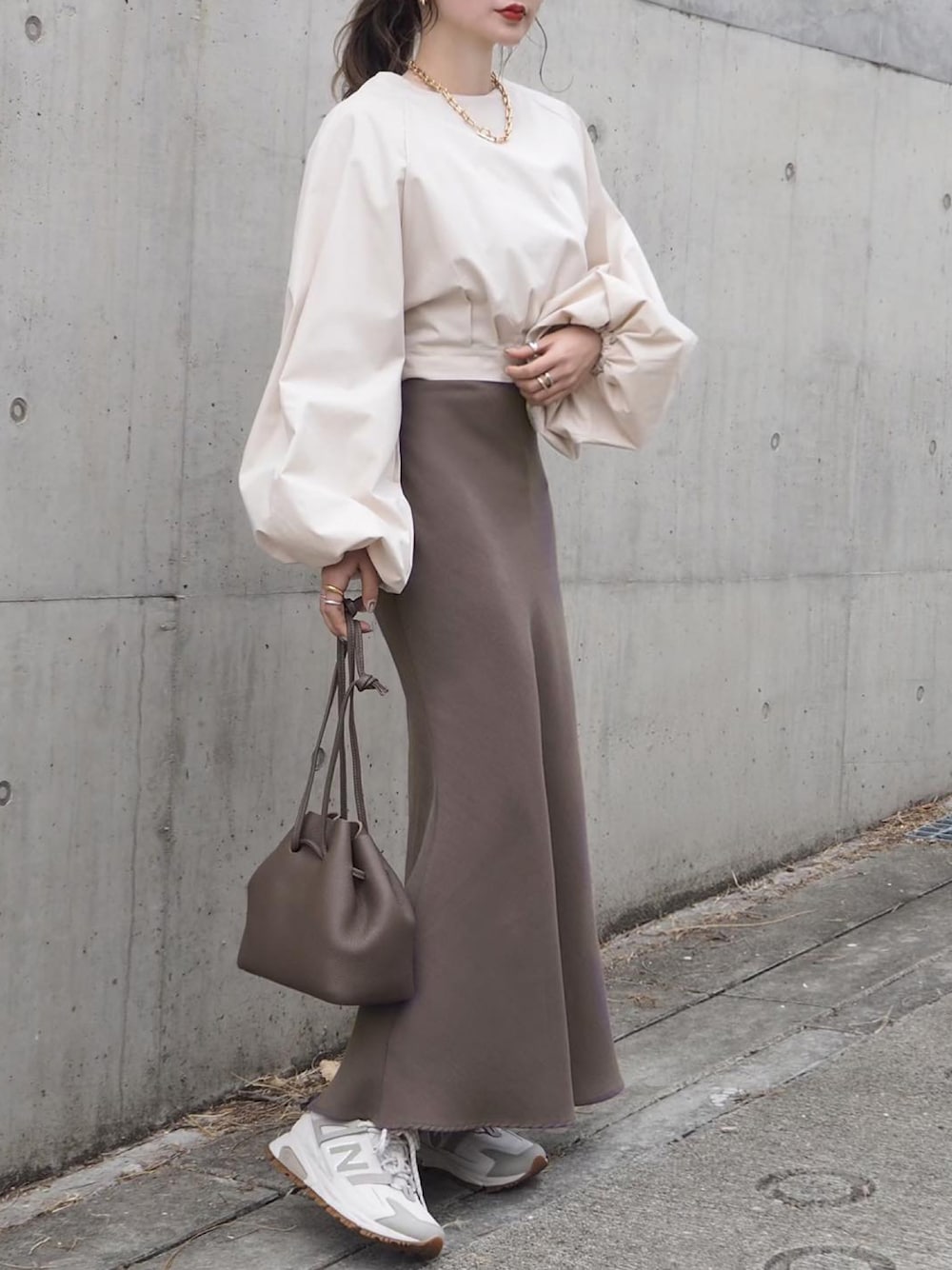 LAULEN（ローレン）の「Back tie blouse（シャツ/ブラウス