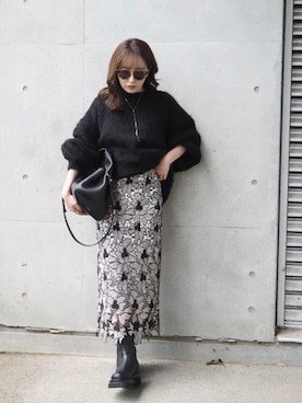 「tocco closet（トッコ　クローゼット）のアイテム」を使った、shino◡̈*❤︎さん（レディース・154cm）の秋コーディネート