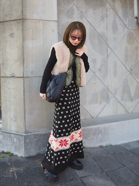 shino◡̈*❤︎さん(レディース・154cm)の冬コーディネート