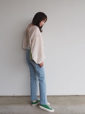 shino◡̈*❤︎さん(レディース・154cm)の春コーディネート