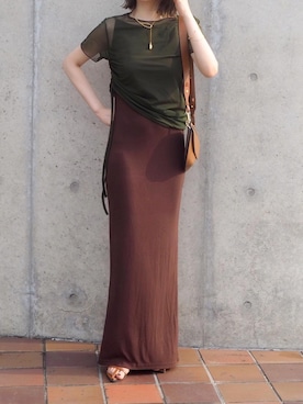 shino◡̈*❤︎さん（レディース・154cm）の夏コーディネート