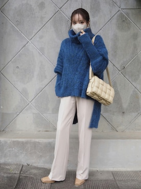 「LA BELLE ETUDE（ラベルエチュード）のアイテム（トップス）」を使った、shino◡̈*❤︎さん（レディース・154cm）の秋コーディネート