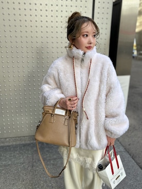 「UGG（アグ）のアイテム」を使った、shino◡̈*❤︎さん（レディース・154cm）の冬コーディネート