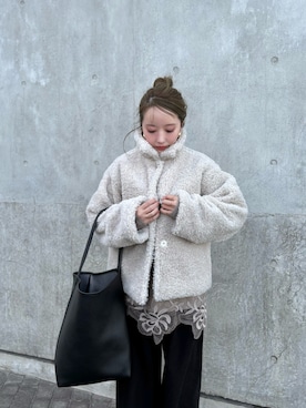 shino◡̈*❤︎さん（レディース・154cm）の冬コーディネート