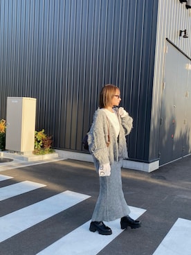 「archives（アルシーヴ）のアイテム」を使った、shino◡̈*❤︎さん（レディース・154cm）の冬コーディネート