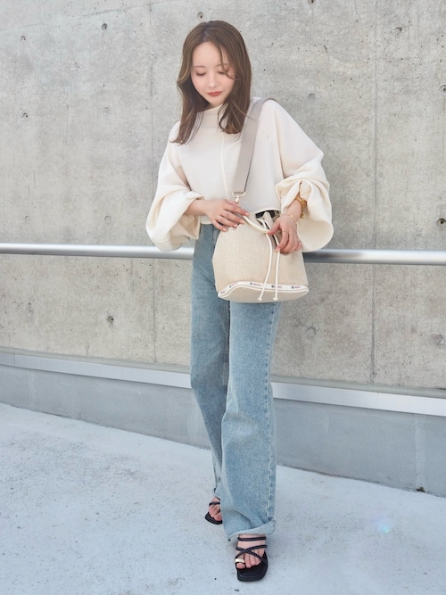 ラフィアスクエアハンドバッグ　スローブイエナ　イエナ ELESAC/エルサック SLOBE IENA（スローブイエナ）の「【ELESAC/エルサック】SLOBE
