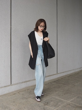 shino◡̈*❤︎さん(レディース・154cm)の春コーディネート