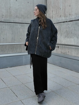 「Classical Evon（クラシカルエヴォン）のアイテム」を使った、shino◡̈*❤︎さん（レディース・154cm）の冬コーディネート