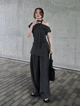 shino◡̈*❤︎さん（レディース・154cm）の夏コーディネート