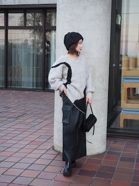 shino◡̈*❤︎さん（レディース・154cm）の冬コーディネート