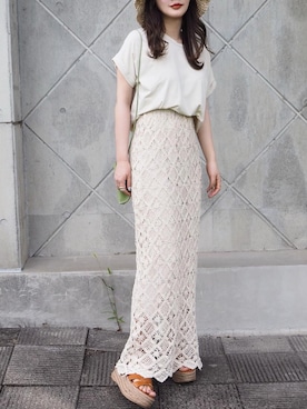 shino◡̈*❤︎さん（レディース・154cm）の夏コーディネート