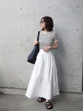 shino◡̈*❤︎さん（レディース・154cm）の夏コーディネート