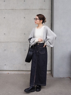 「MOSCOT（モスコット）のアイテム（ファッション雑貨）」を使った、shino◡̈*❤︎さん（レディース・154cm）の秋コーディネート