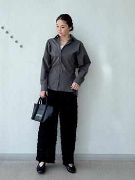 「PROVOKE （プロヴォーク）のアイテム」を使った、ほしららさん（レディース・167cm）の秋コーディネート