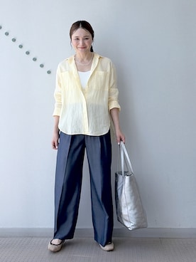 「MILOS（ミロス）のアイテム」を使った、ほしららさん（レディース・167cm）の春コーディネート