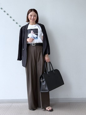 「MILOS（ミロス）のアイテム」を使った、ほしららさん（レディース・167cm）の夏コーディネート