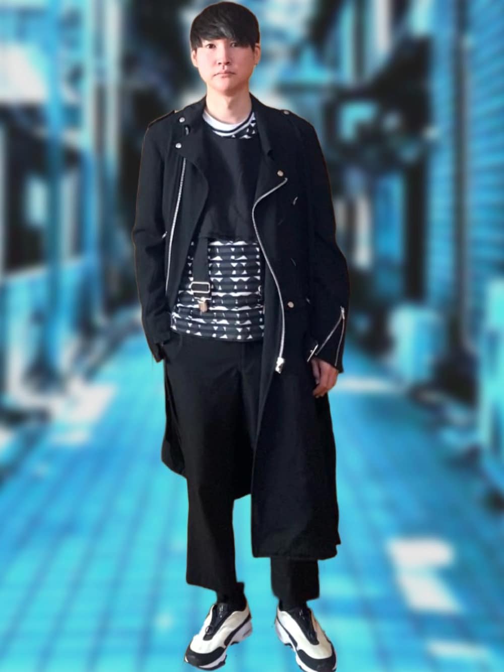 COMME des GARCONS HOMME PLUSのライダースジャケットを使ったメンズ