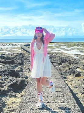 「NERDY（ノルディ）のアイテム」を使った、Agoさん（レディース・152cm）の夏コーディネート