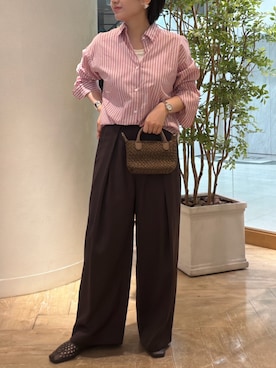 「NOLLEY’S（ノーリーズ）のアイテム」を使った、yukoさん（レディース・159cm）の秋コーディネート