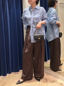 「NOLLEY’S（ノーリーズ）のアイテム」を使った、yukoさん（レディース・159cm）の秋コーディネート