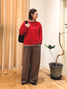 「URBAN RESEARCH DOORS(アーバンリサーチドアーズ)のアイテム(アクセサリー)」を使った、kana*taさん(レディース・161cm)の秋コーディネート