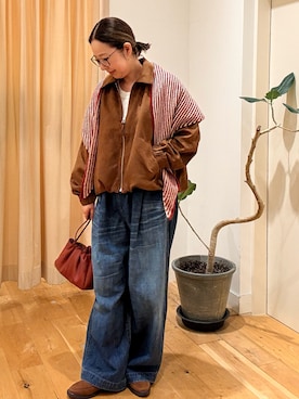 「RODE SKO（ロデスコ）のアイテム（ローファー）」を使った、kana*taさん（レディース・161cm）の秋コーディネート