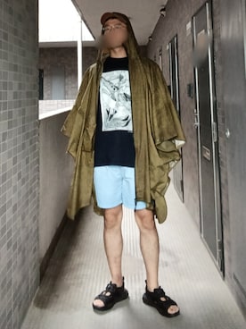 「KiU（キウ）のアイテム」を使った、jumpei20さん（メンズ・183cm）の夏コーディネート