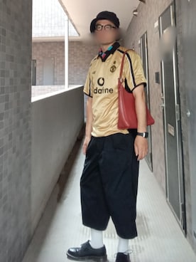 「UMBRO（アンブロ）のアイテム」を使った、jumpei20さん（メンズ・183cm）の夏コーディネート