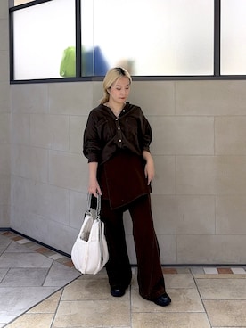 「GALLEST（ギャレスト）のアイテム」を使った、yoneさん（レディース・151cm）の秋コーディネート