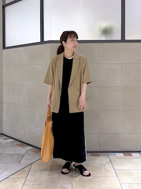 「GALLEST（ギャレスト）のアイテム」を使った、yonegallestjpさん（レディース・151cm）の春コーディネート